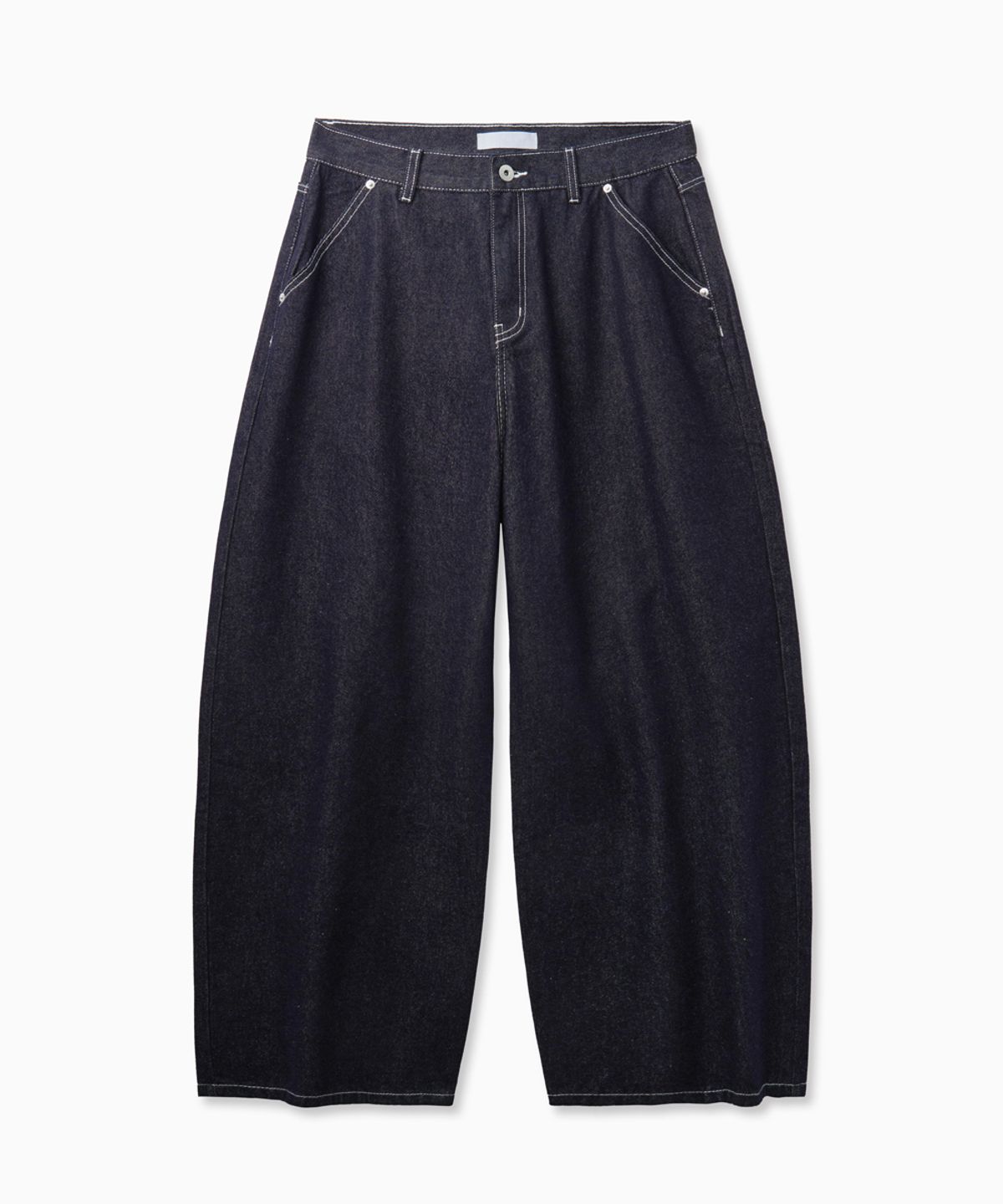 노페이머스(NOFAMOUS) Non-Fade Wide Balloon Jeans (Blue)