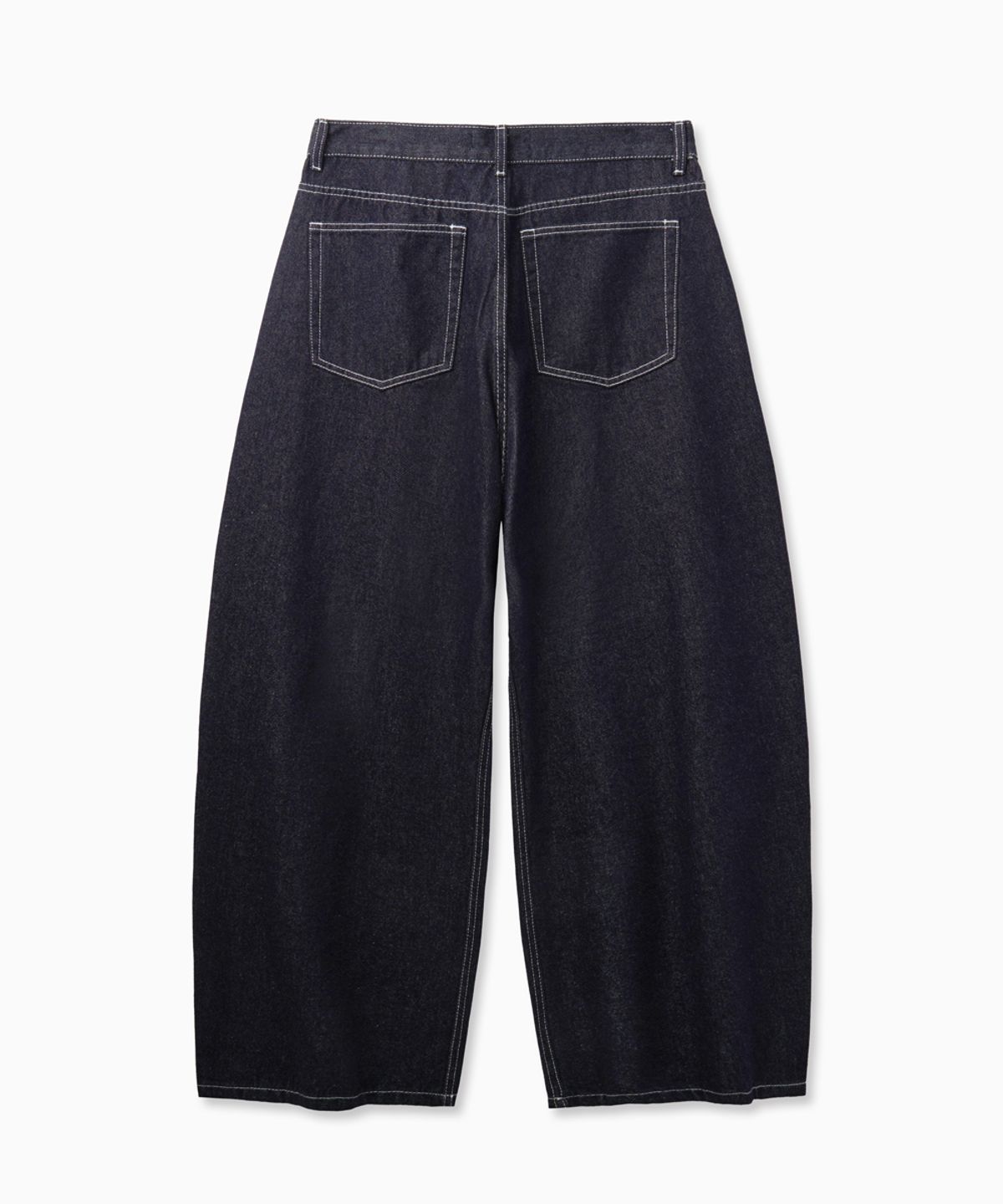 노페이머스(NOFAMOUS) Non-Fade Wide Balloon Jeans (Blue)