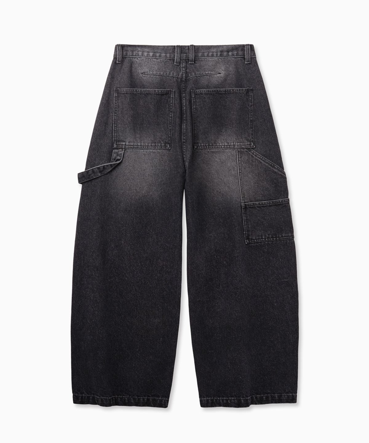노페이머스(NOFAMOUS) Carpenter Washed Denim Jeans (Black)
