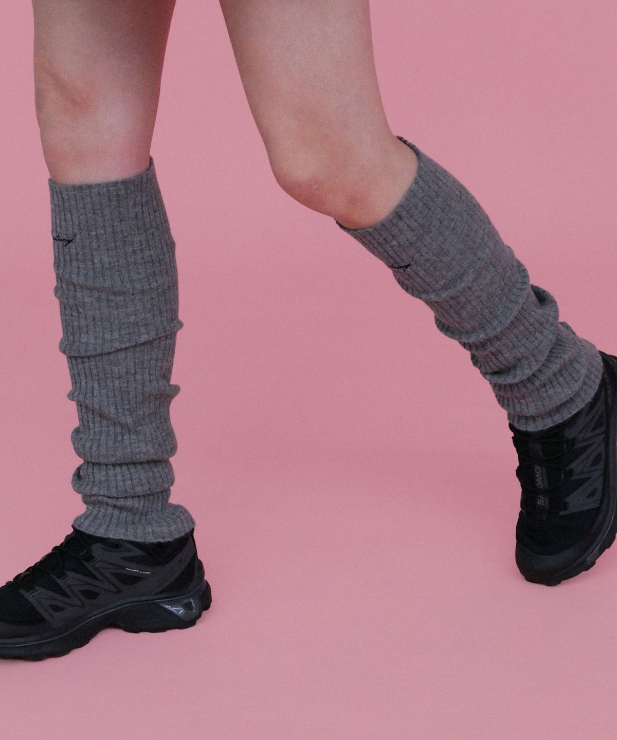도넛바이닐샵(DONUTVINYLSHOP) knit leg warmer (4colors)