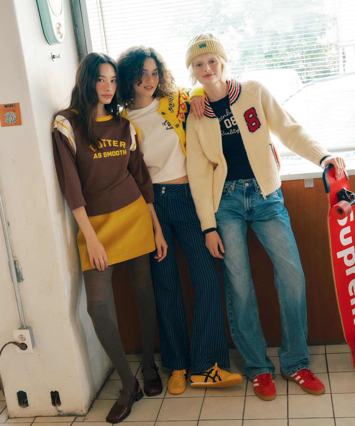 그린버터(GREENBUTTER) Corduroy Mini Skirt (Mustard)