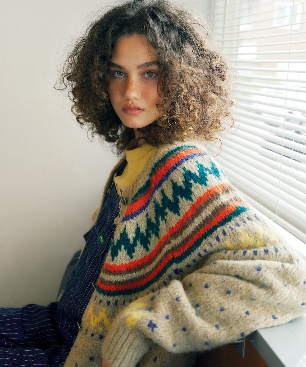 그린버터(GREENBUTTER) Poca Pocket Cardigan (Beige)