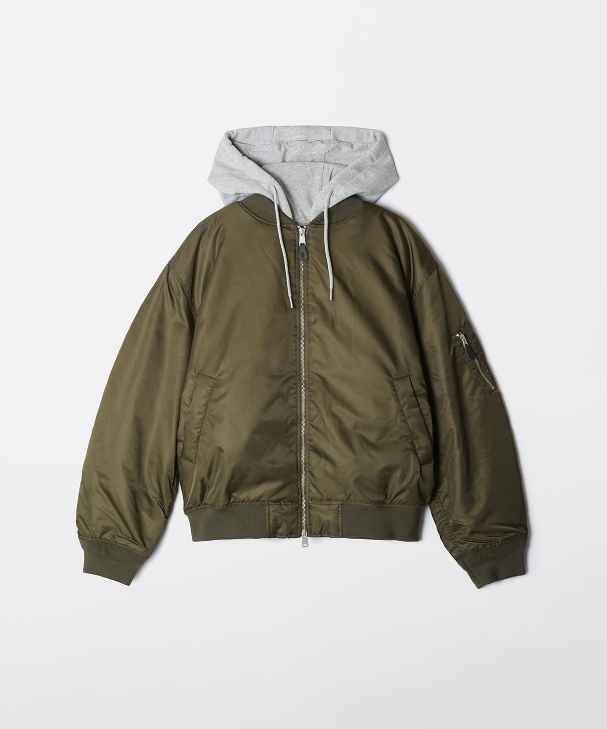 스파오(SPAO) (후드탈착) 오버핏 MA-1 항공 점퍼_SPJAF4TC05