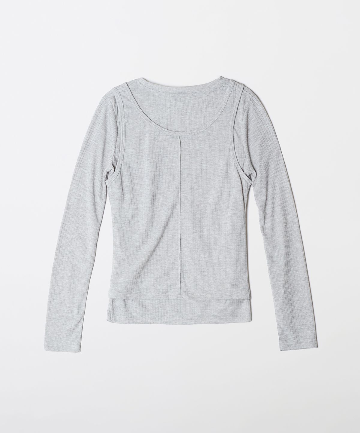 스파오(SPAO) 나시 레이어드 긴팔티_SPLWF49G05