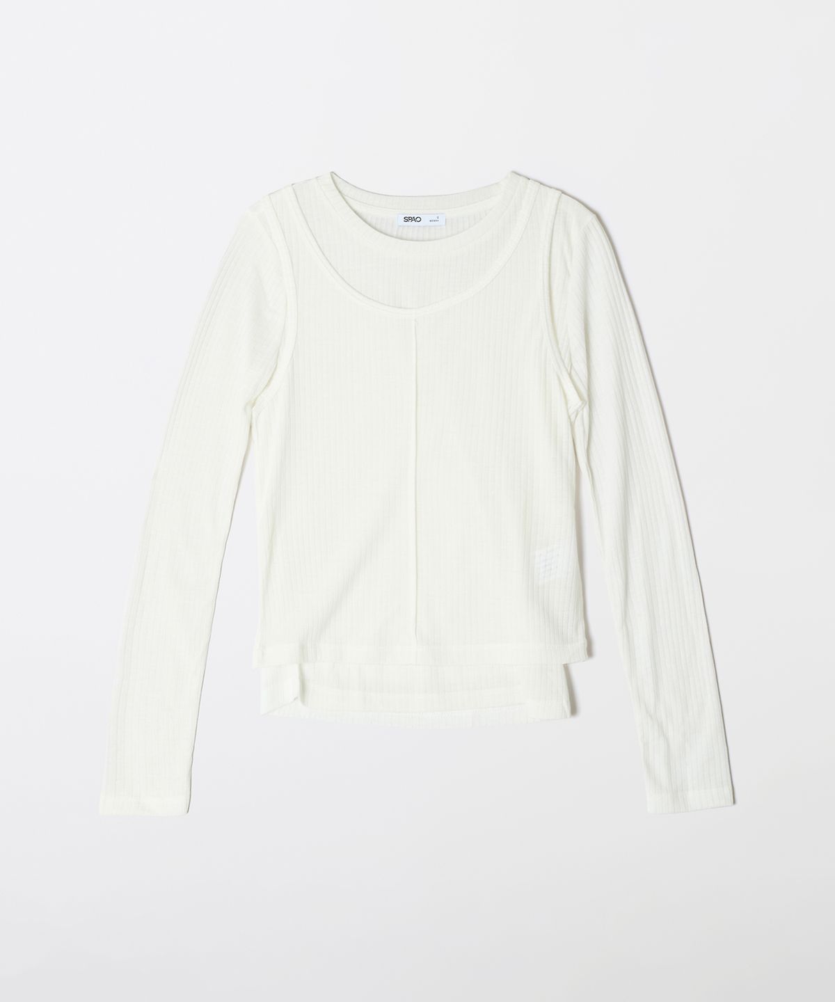 스파오(SPAO) 나시 레이어드 긴팔티_SPLWF49G05