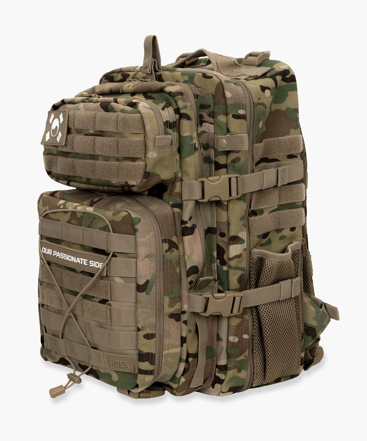 에이치덱스(HDEX) 스탠다드 짐 카모 백팩 36L (Khaki Camo)
