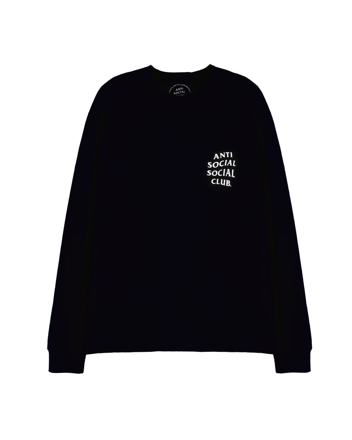 안티 소셜 소셜 클럽(ANTI SOCIAL SOCIAL CLUB) 타쿠 긴팔 티셔츠 블랙