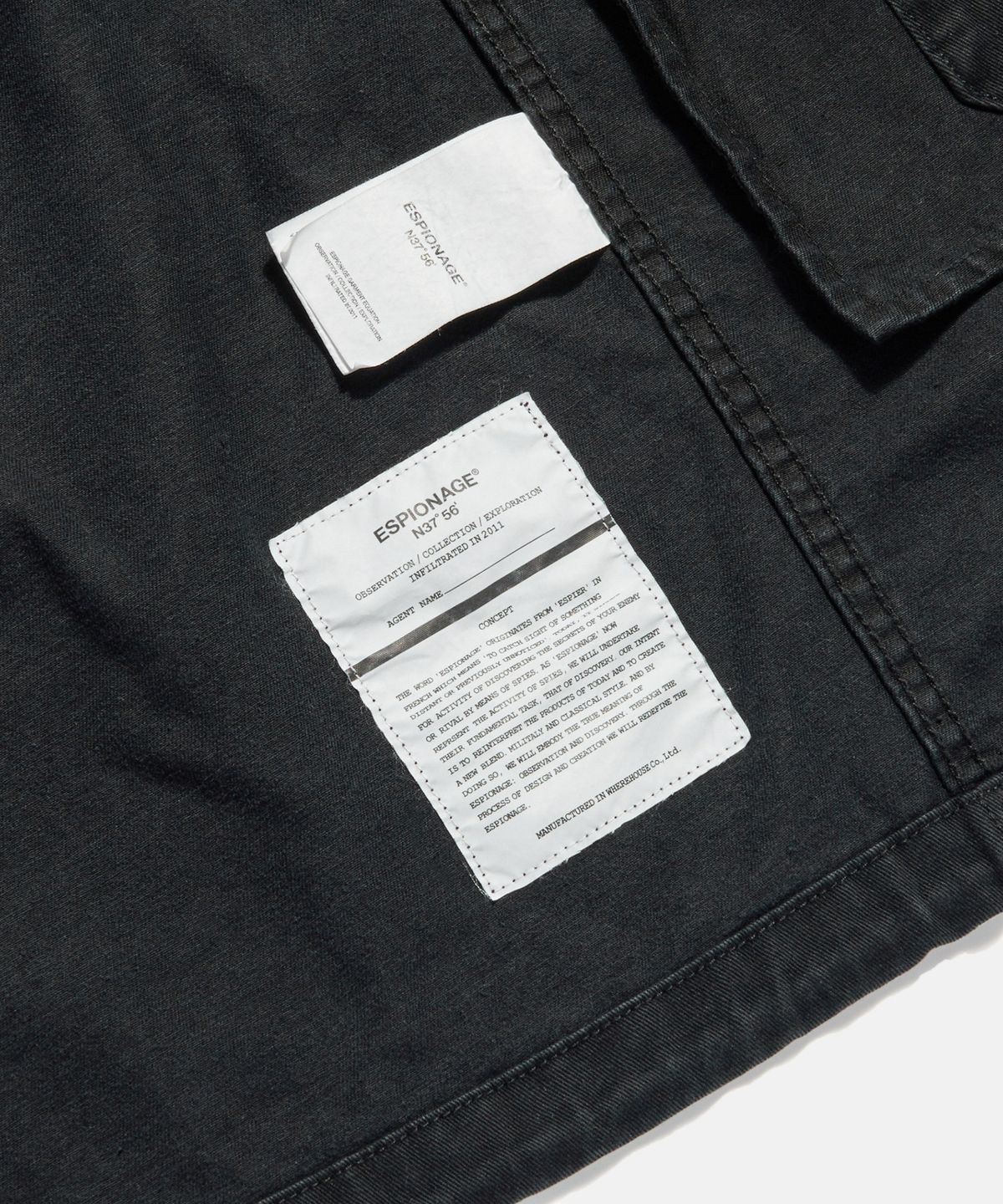 에스피오나지(ESPIONAGE) French M64 Field Parka Black