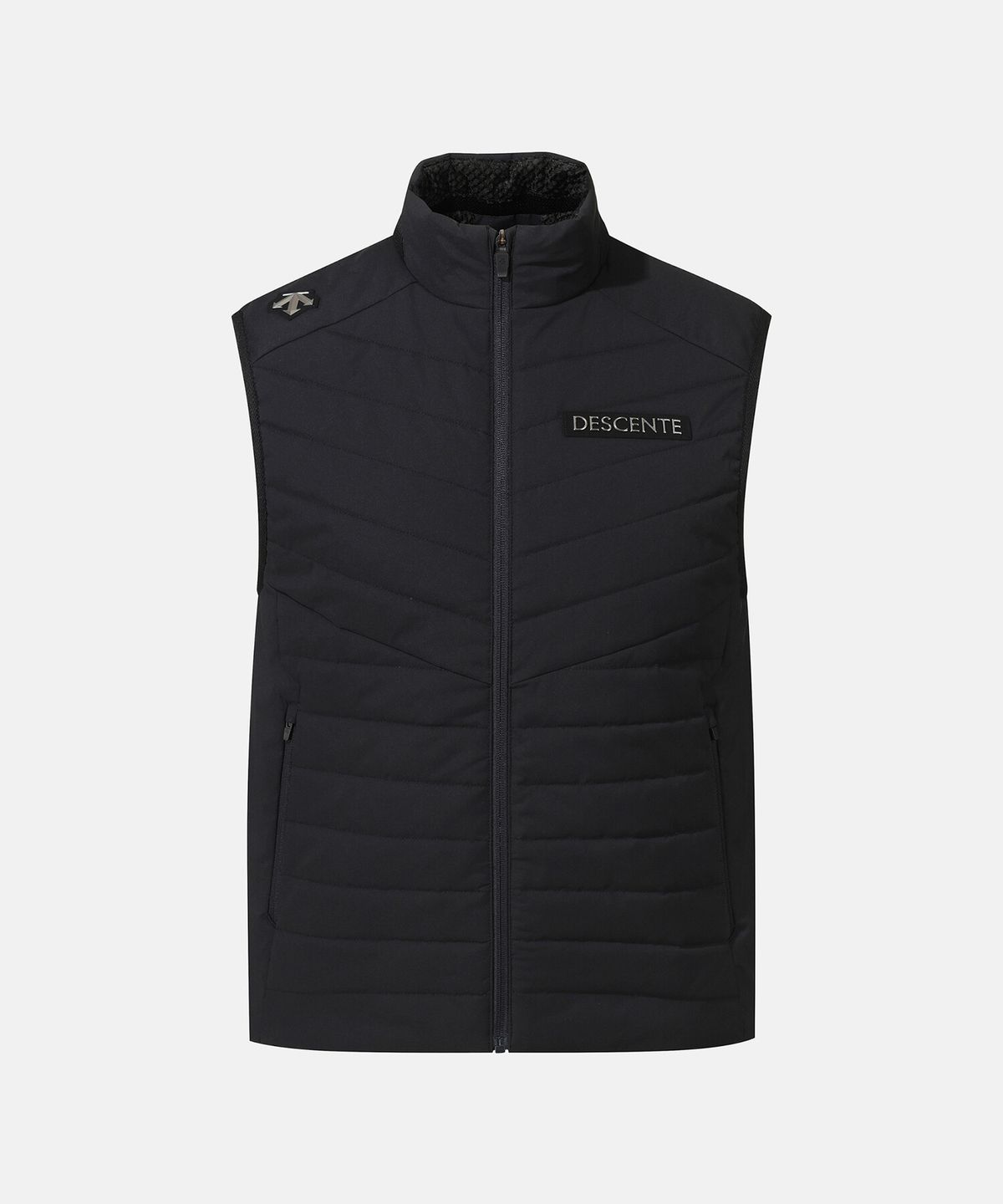 데상트(DESCENTE) 스노우스톰 경량 패딩 베스트 블랙 SQ321SPV96