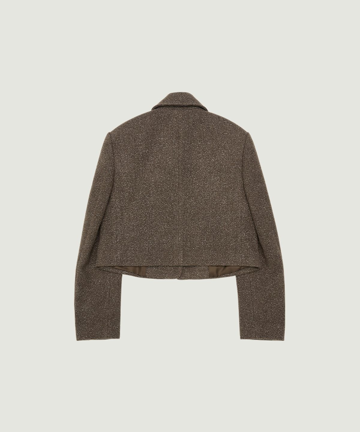 그로브(GROVE) ELODIE COLLAR JACKET (BROWN)