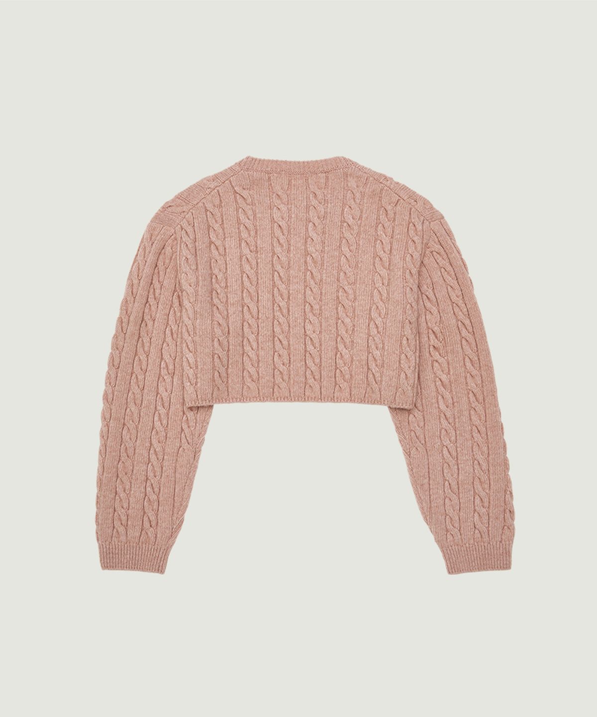 그로브(GROVE) SOPHIE CROP KNIT (LIGHT PINK)