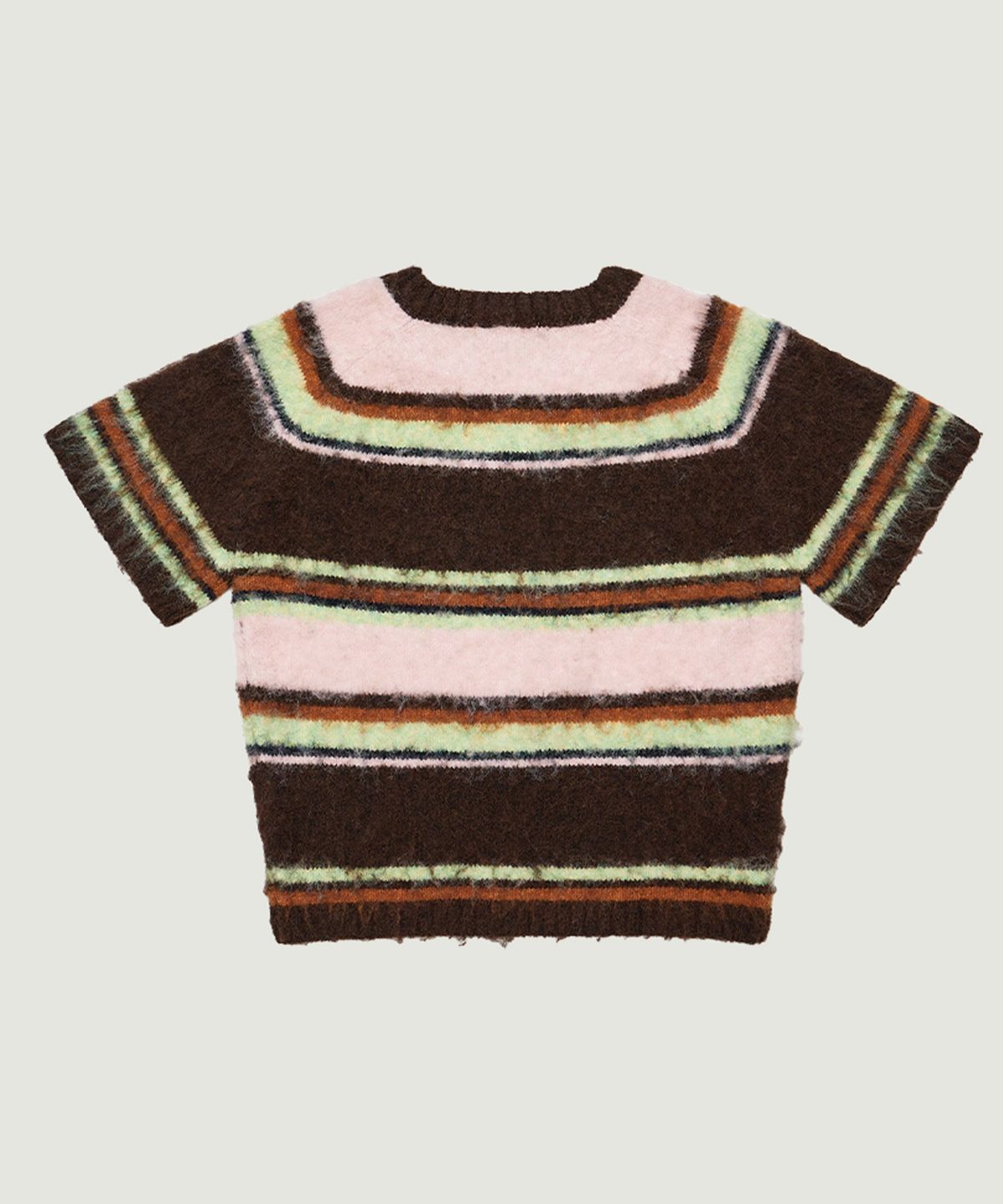 그로브(GROVE) ELLE STRIPE KNIT (BROWN)