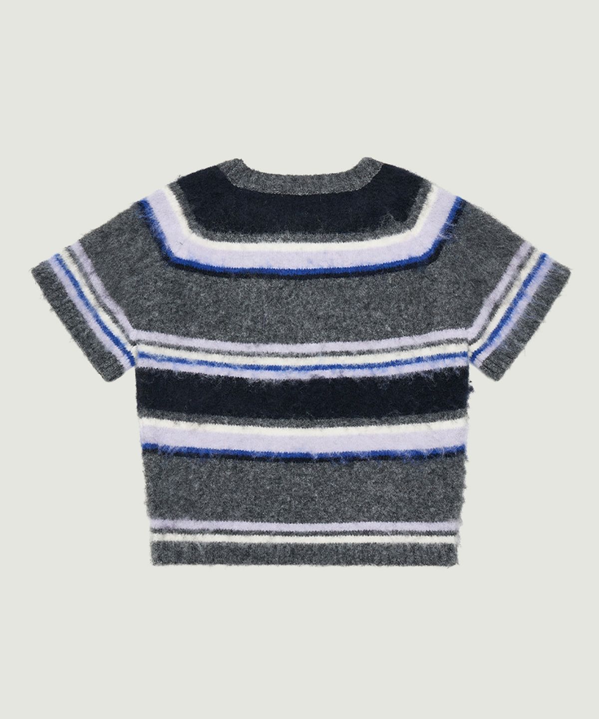 그로브(GROVE) ELLE STRIPE KNIT (CHARCOAL)