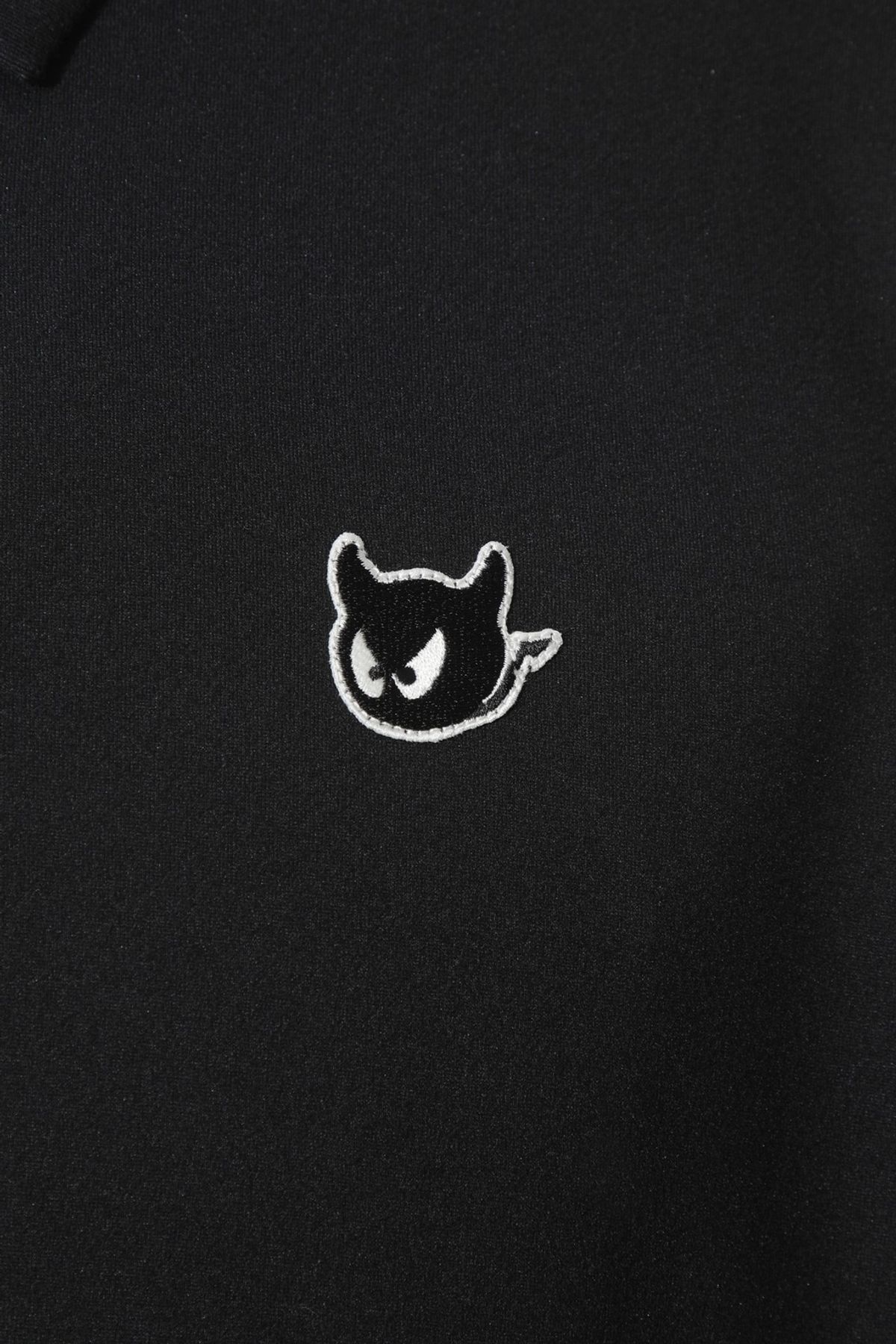 왁(WAAC) Men WAACKY Signature Fleece Polo WMTBW25701BKX