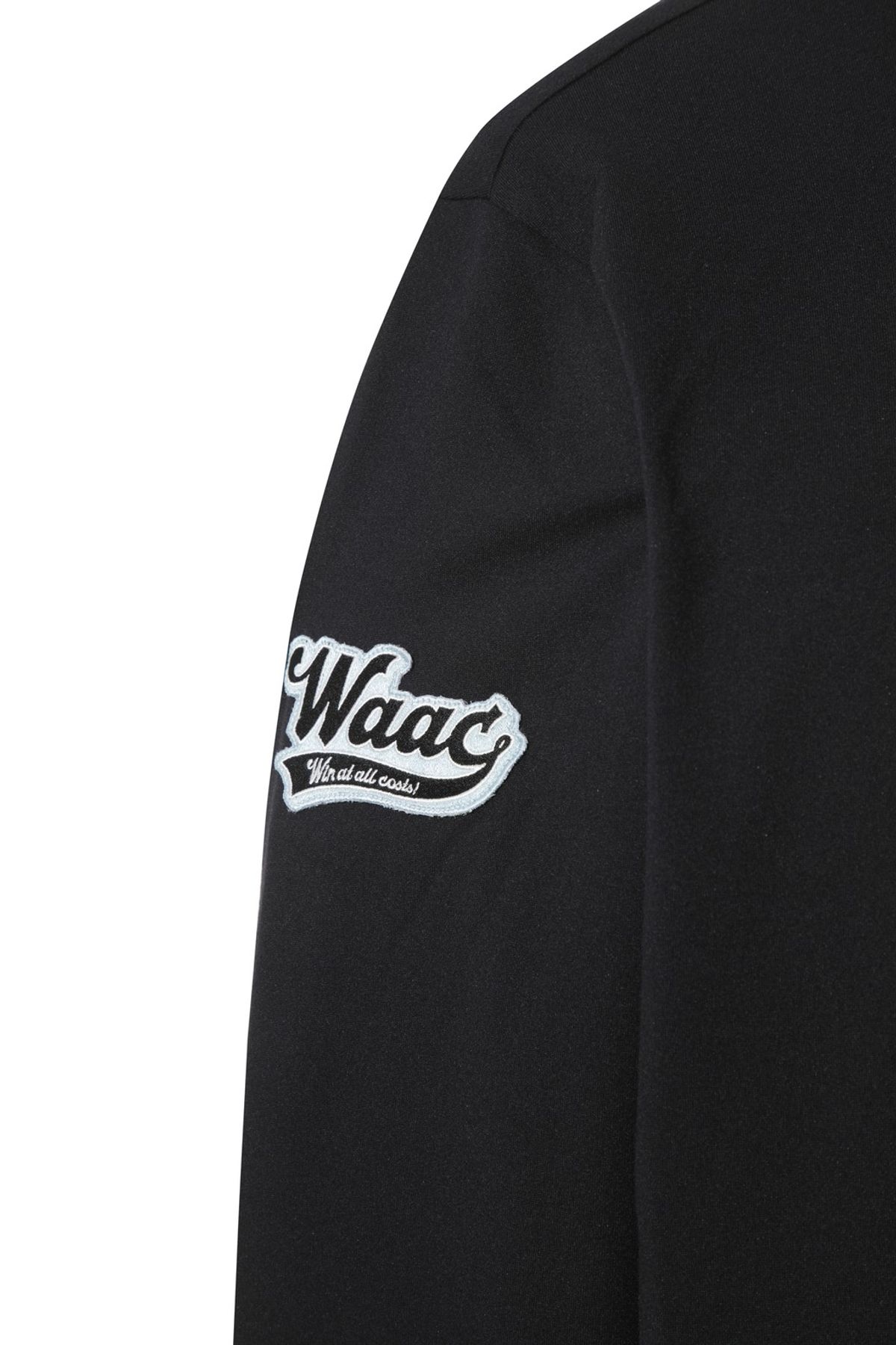 왁(WAAC) Men WAACKY Signature Fleece Polo WMTBW25701BKX