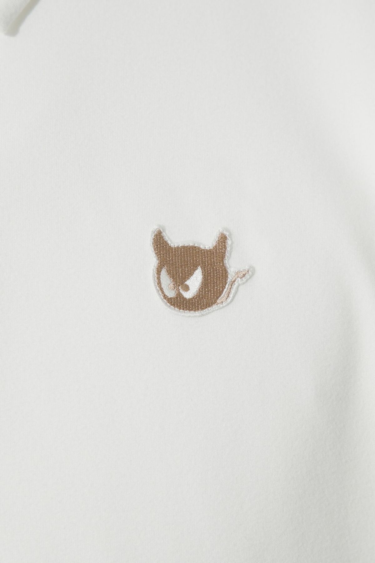 왁(WAAC) Men WAACKY Signature Fleece Polo WMTBW25701IVX
