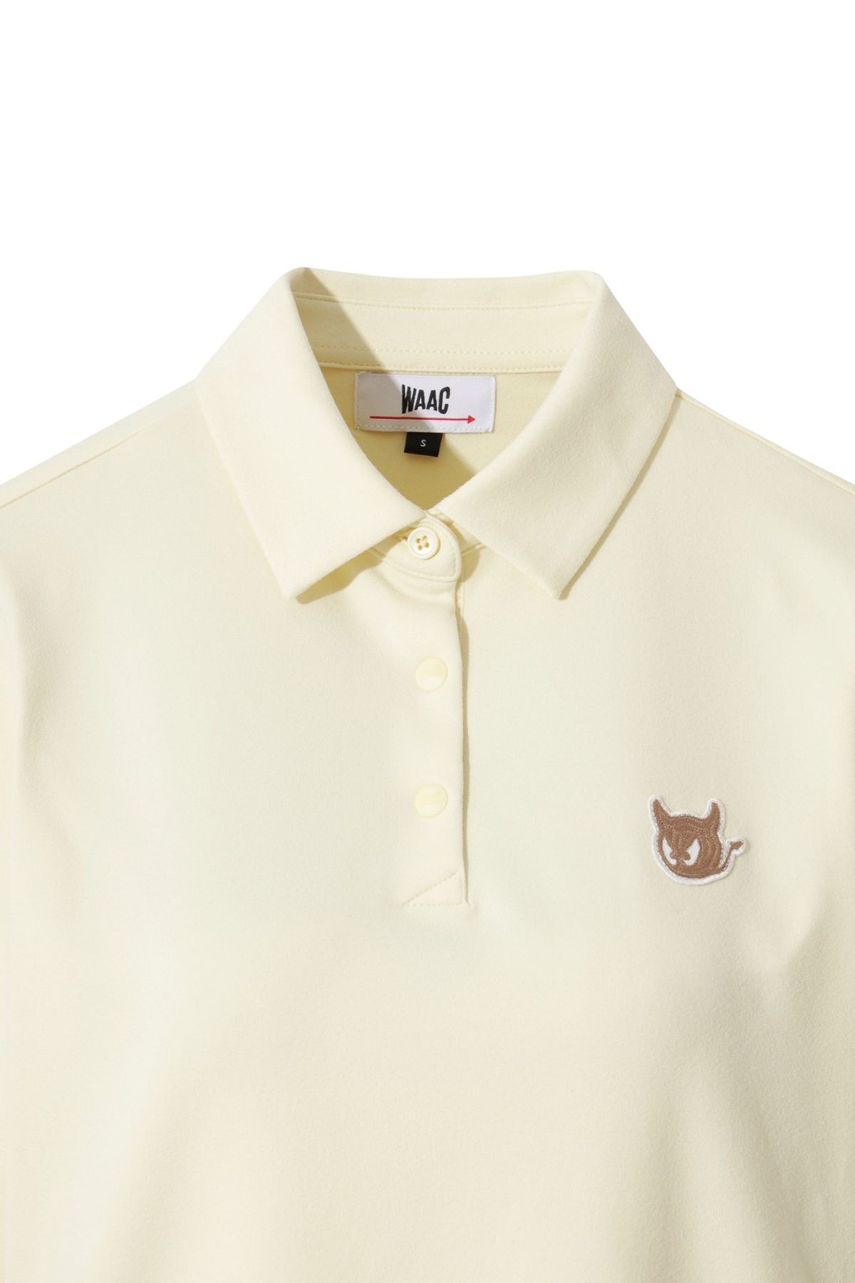 왁(WAAC) Women Winter Essential Fleece Polo WWTBW25701YEL
