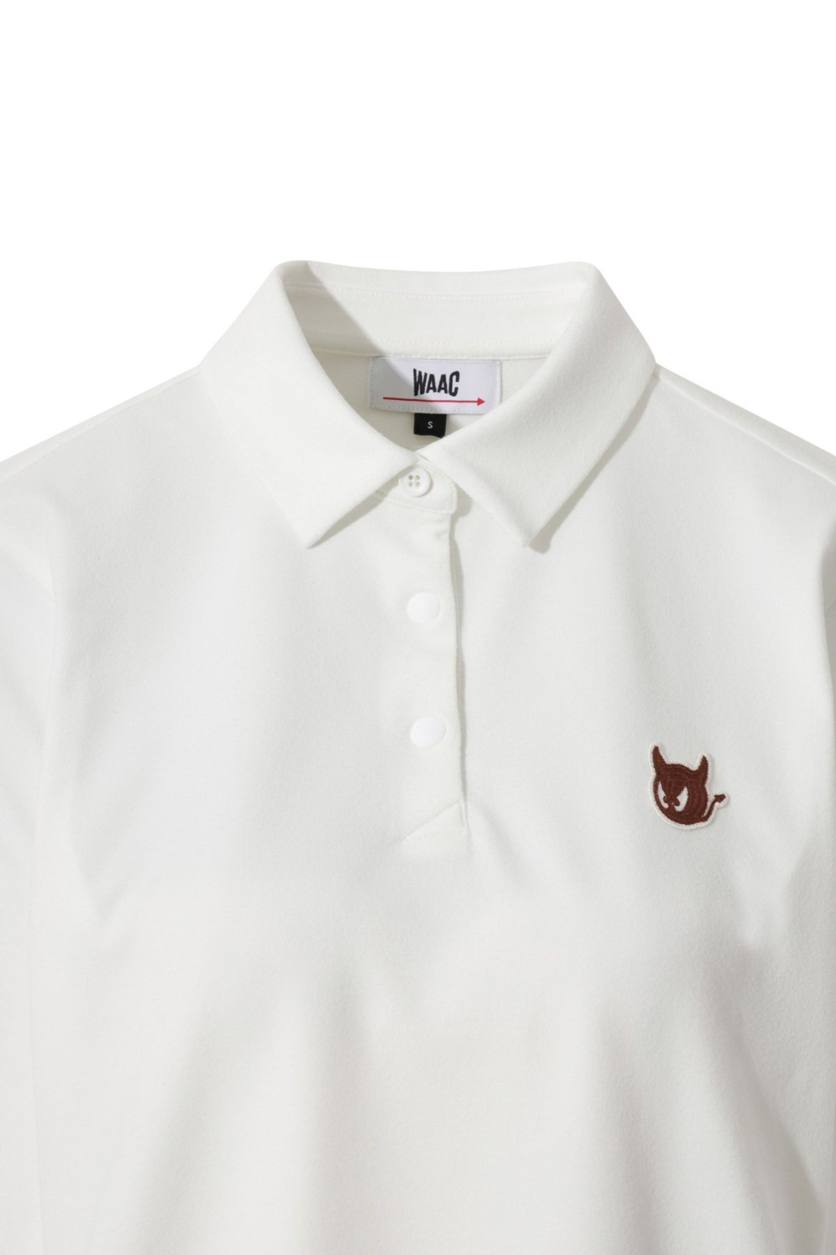 왁(WAAC) Women Winter Essential Fleece Polo WWTBW25701IVX