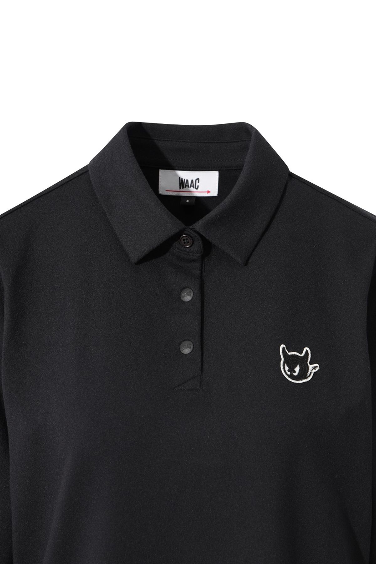 왁(WAAC) Women Winter Essential Fleece Polo WWTBW25701BKX