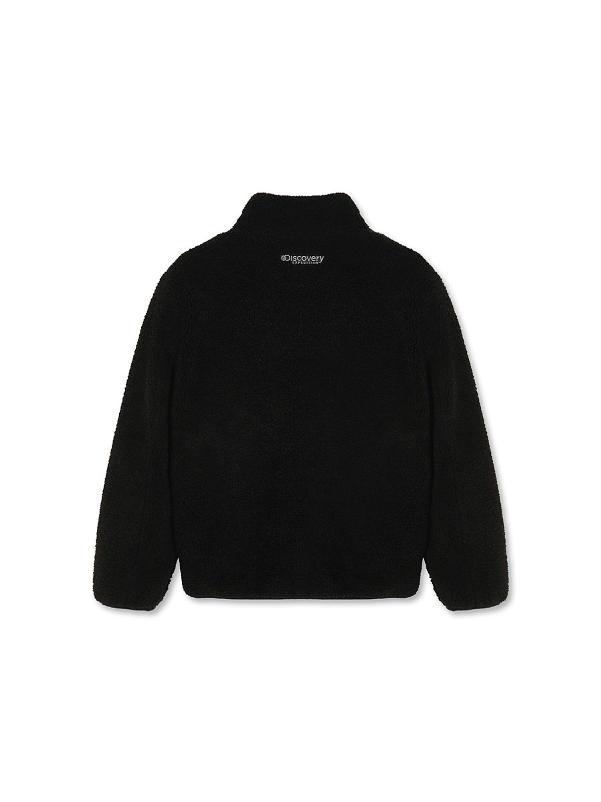 디스커버리 키즈(DISCOVERY KIDS) 스탠넥 플리스 자켓 (BLACK)