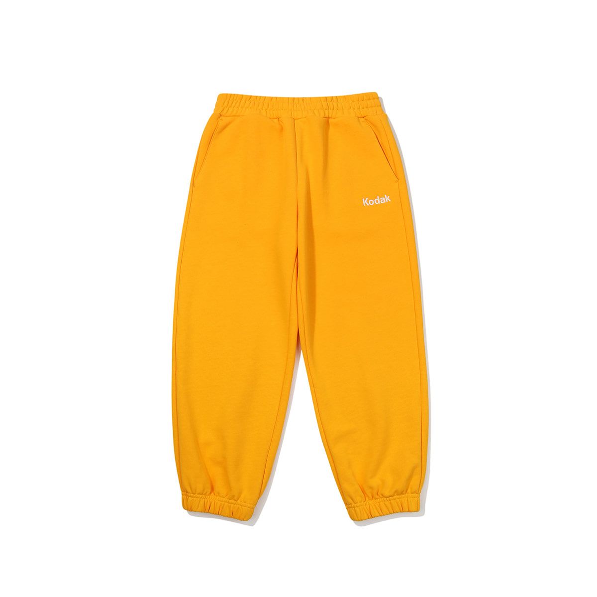 코닥 키즈(KODAK KIDS) 미니 로고 조거 팬츠 키즈 YELLOW