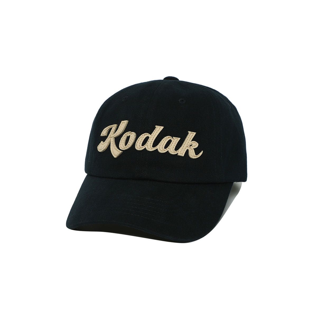 코닥(KODAK) 오버핏 피치터치 레터링 볼캡 NAVY
