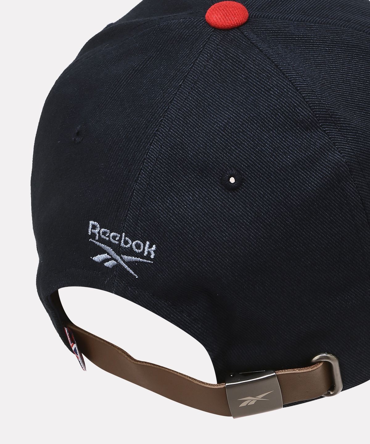리복(REEBOK) 투톤 로고 볼캡 - 네이비:레드