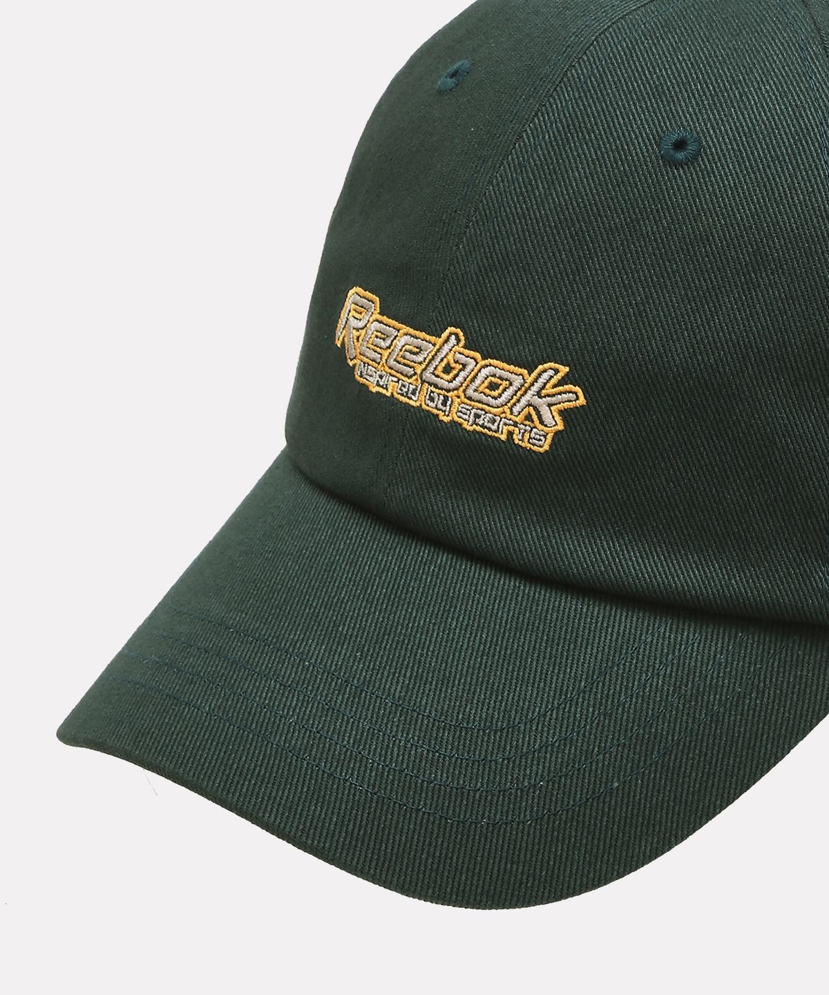 리복(REEBOK) 레귤러핏 베이직 로고 볼캡 - 다크 그린