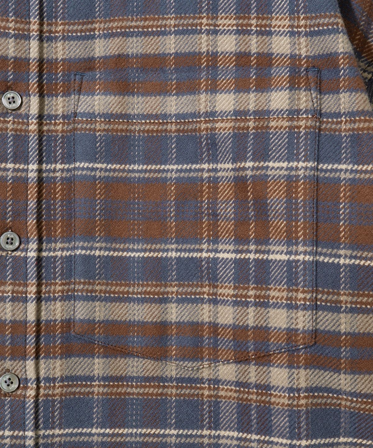다이아몬드 레이라(DIAMOND LAYLA) Autumn Shadow Navy Check Shirt S183