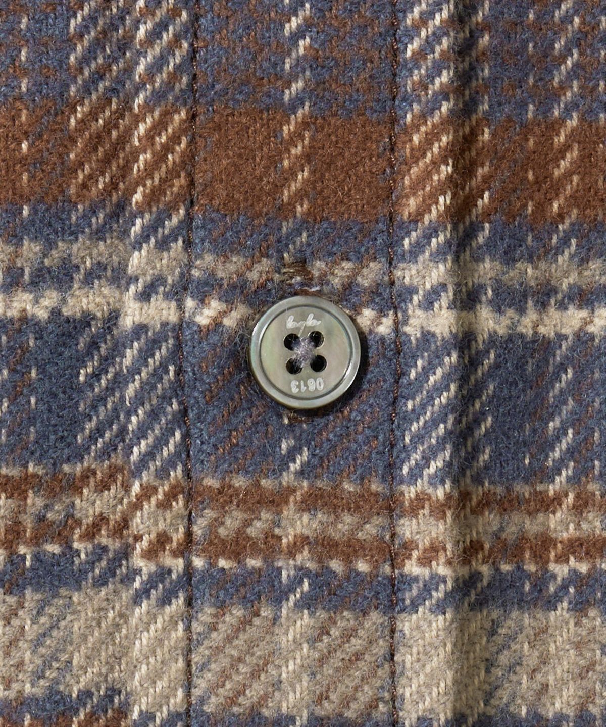 다이아몬드 레이라(DIAMOND LAYLA) Autumn Shadow Navy Check Shirt S183