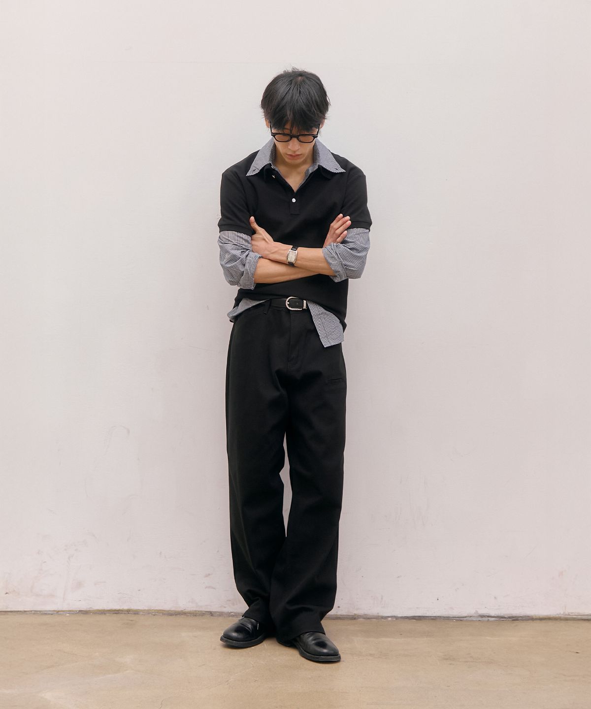 떼마(THEMA) CLASSIC CHINO PANTS_BLACK