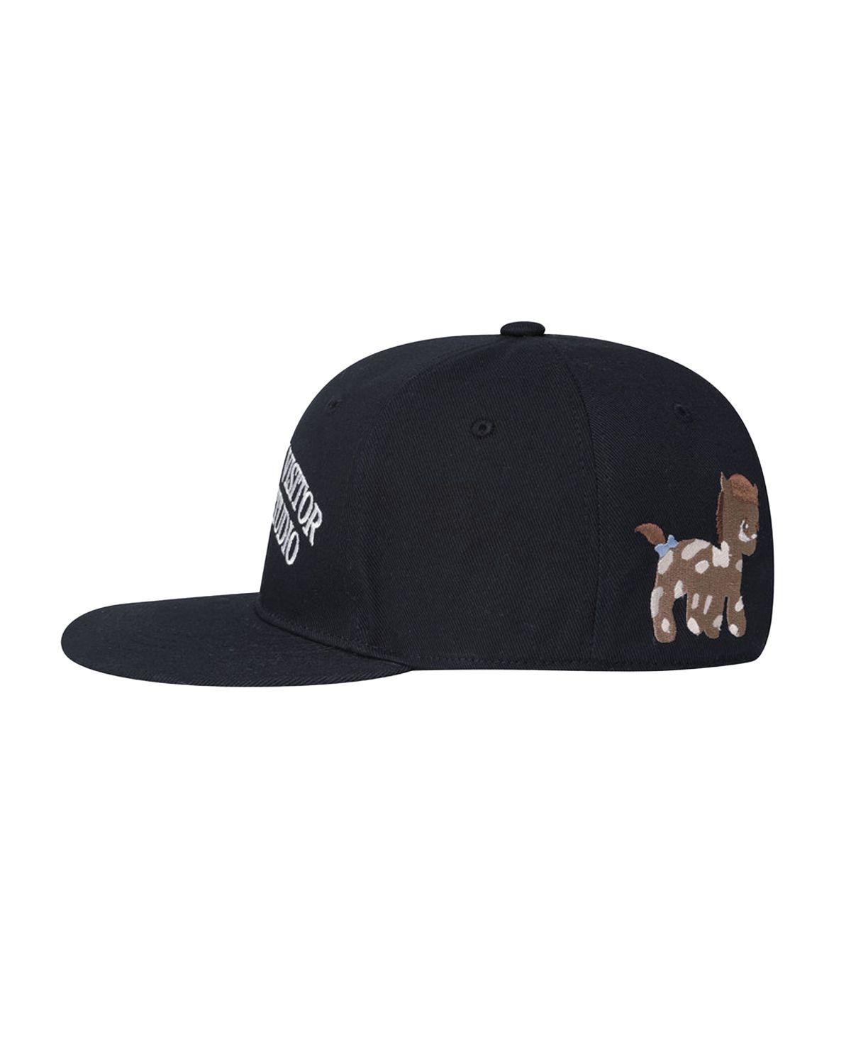 더뮤지엄비지터(THEMUSEUMVISITOR) PONY EMBROIDERY CAP (NAVY)