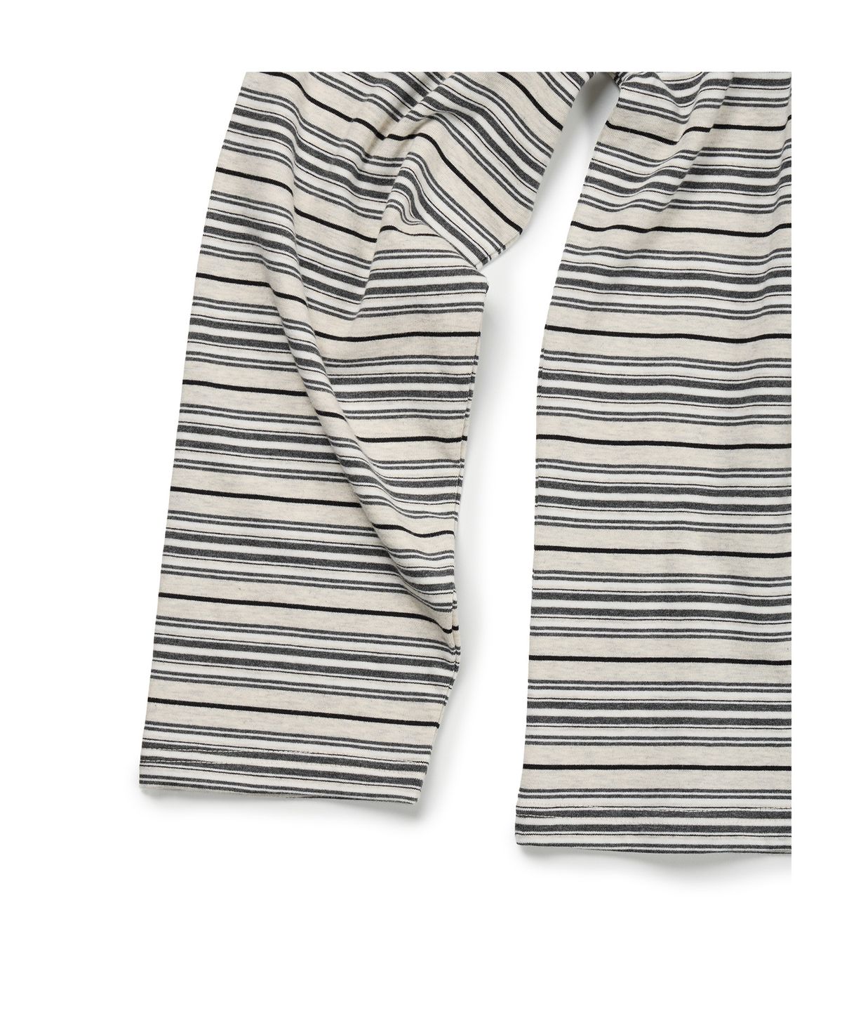 이티씨이(ETCE) (BASE) STRIPE POCKET LONG SLEEVE (OATMEAL)