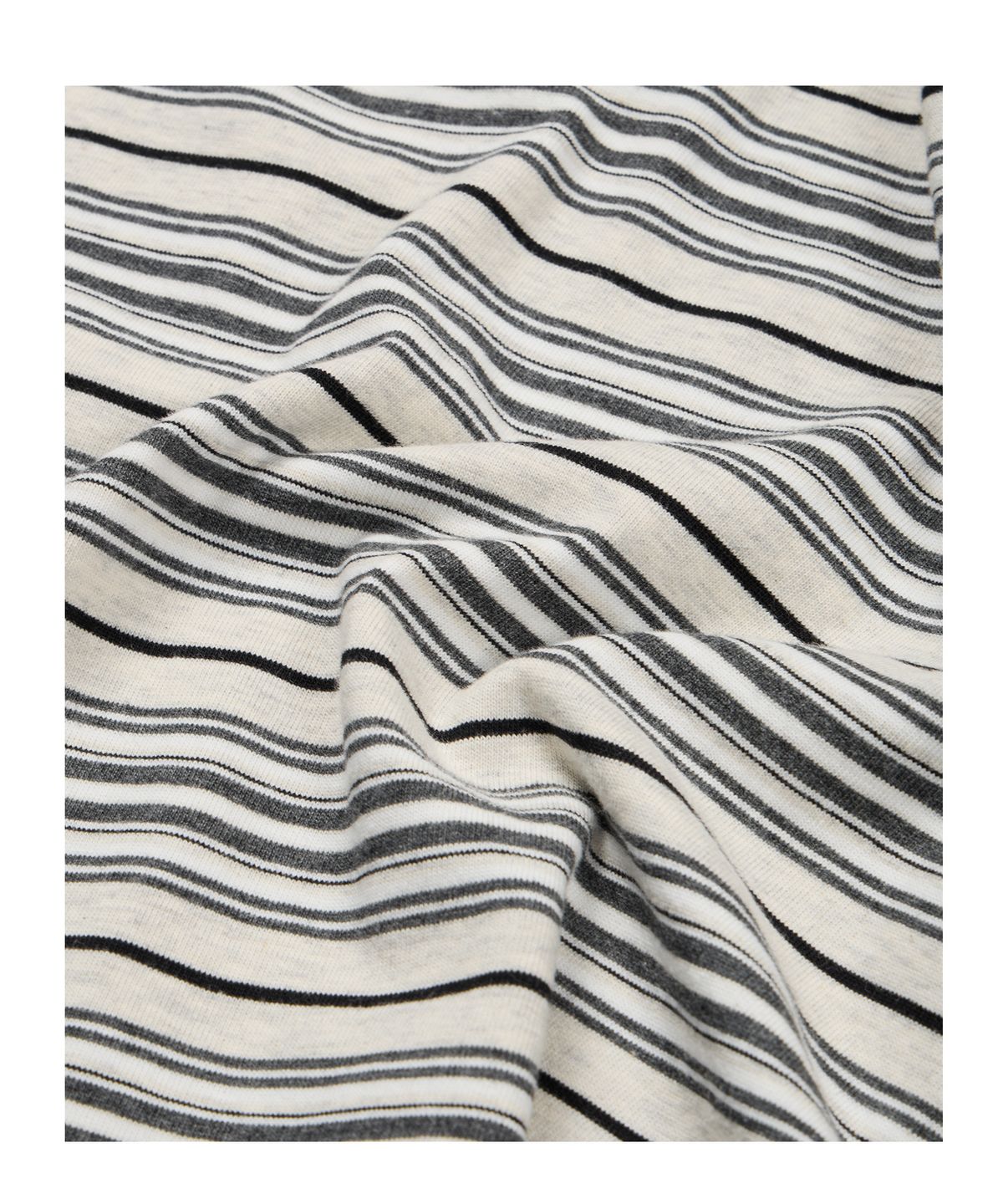 이티씨이(ETCE) (BASE) STRIPE POCKET LONG SLEEVE (OATMEAL)