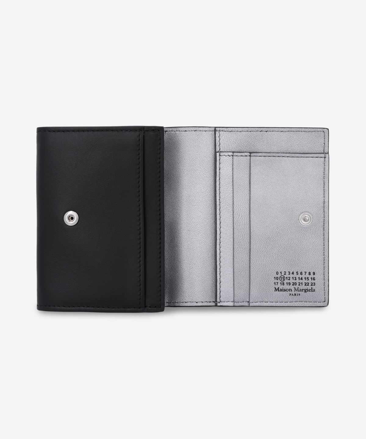 메종 마르지엘라(MAISON MARGIELA) 로고 클립 반지갑 - 블랙 / SA2UI0014P8729H1145