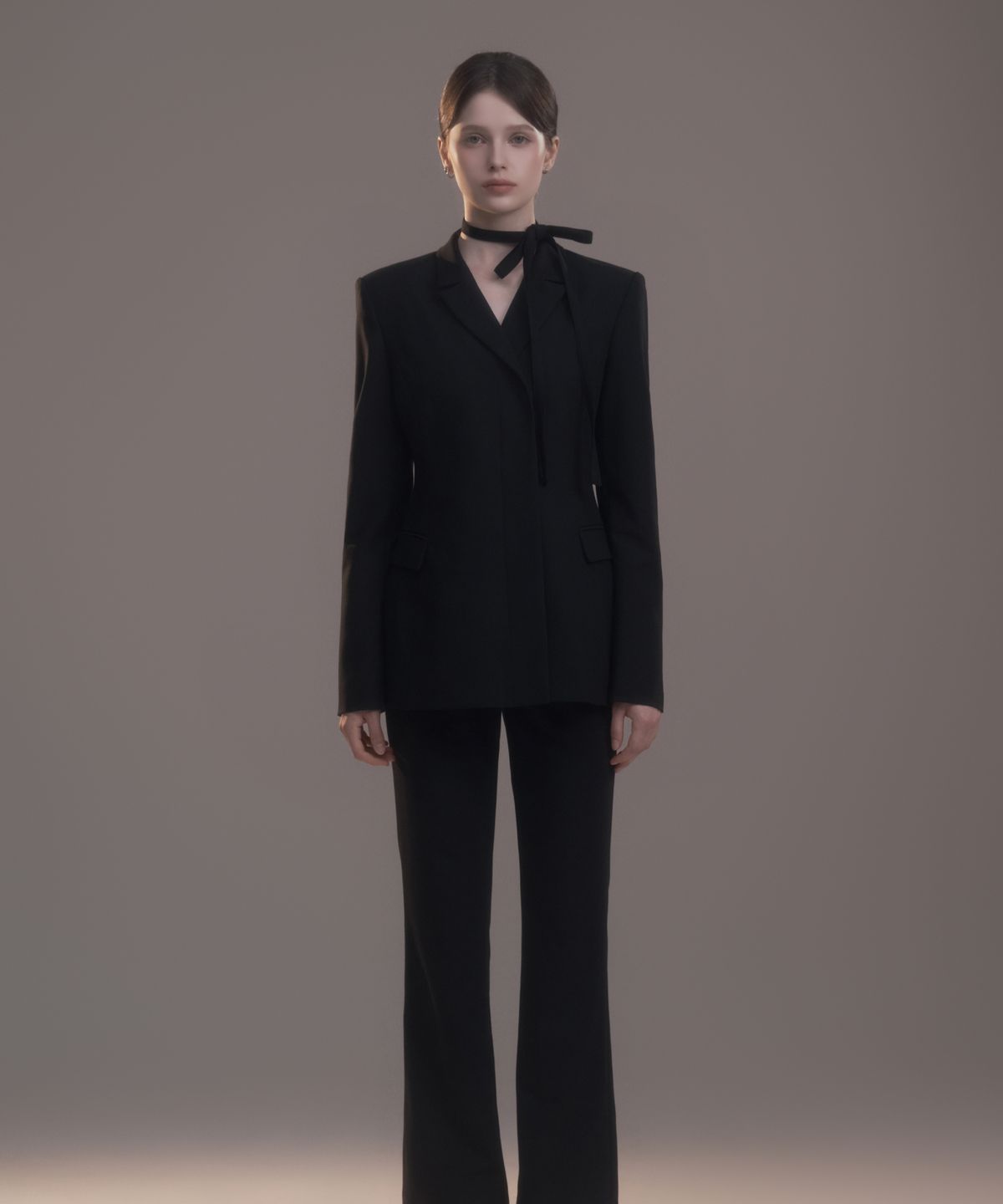 마우솔레움(MAU SOLEUM) Emma String Jacket - Black