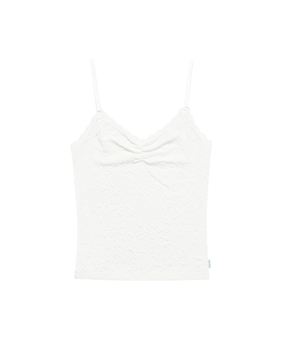 미레코(MIRECO) FLOWER EMBOSSED SLEEVELESS IVORY