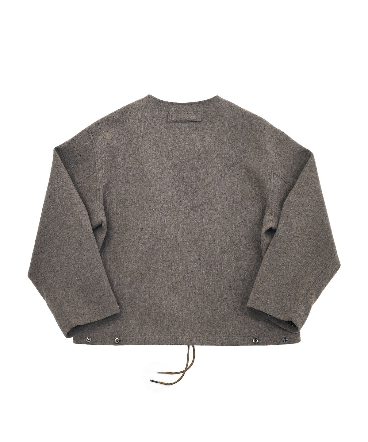 어낫띵(A NOTHING) PURE-WOOL 90 Y ZIP-UP JACKET (Khaki Beige)
