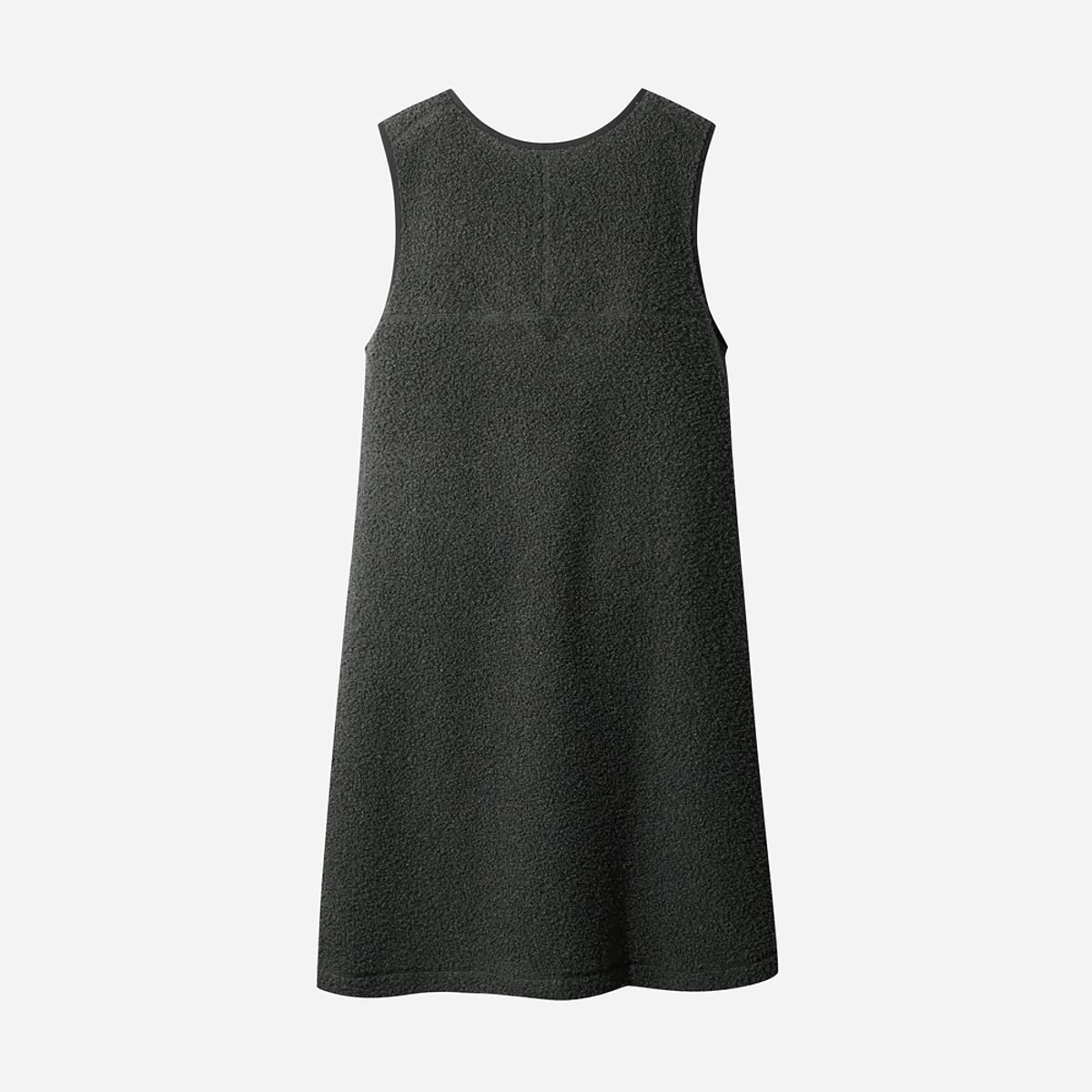 디오디(DOD) 여성) 플리스 슬리브리스 원피스(D.CHARCOAL GREY)
