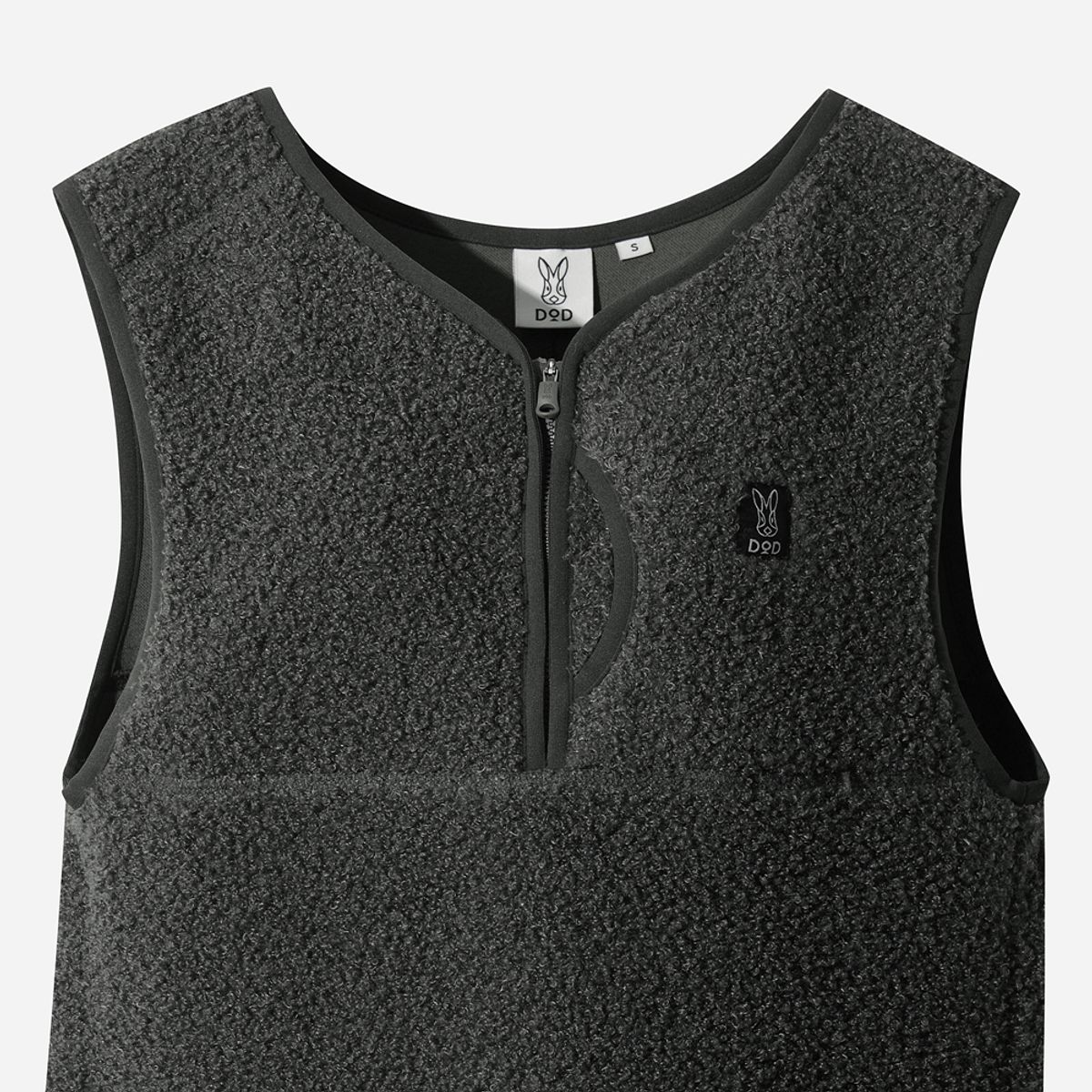디오디(DOD) 여성) 플리스 슬리브리스 원피스(D.CHARCOAL GREY)