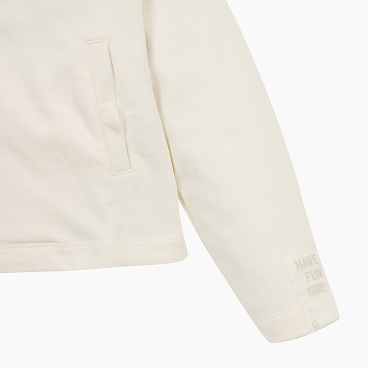 베네통키즈(BENETTONKIDS) 코튼 후드 집업_3NBMC505EIV