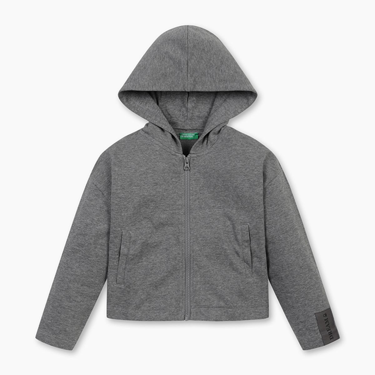 베네통키즈(BENETTONKIDS) 코튼 후드 집업_3NBMC505EMG