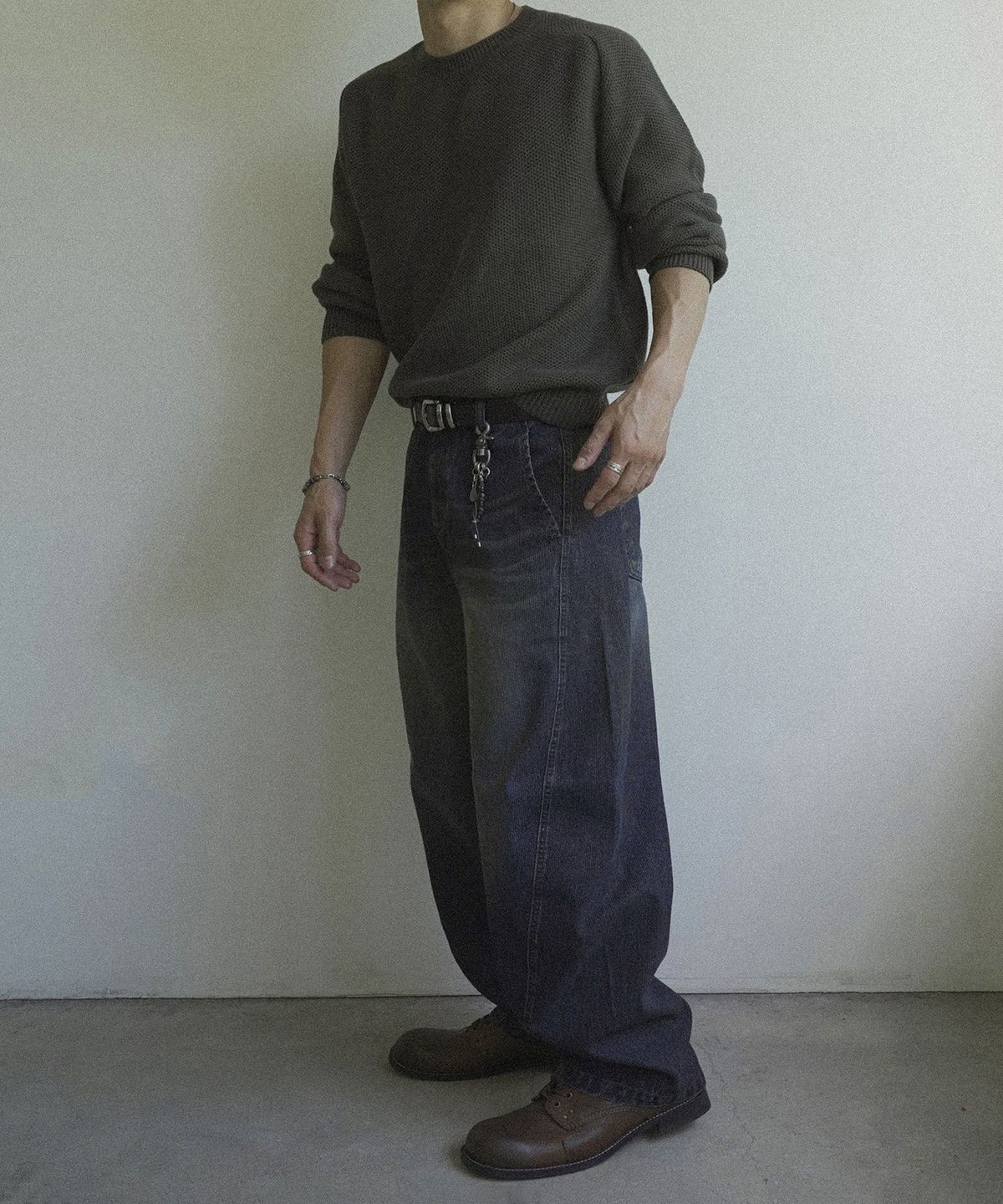 시도(SIIIIDO) HAYES PORES SIDE CT LINE KNIT #3