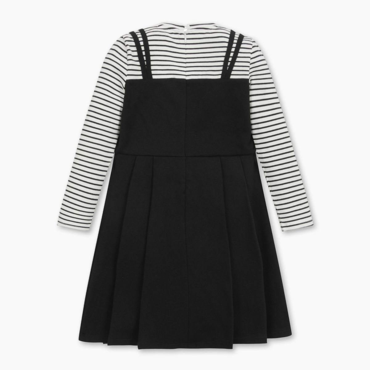 베네통키즈(BENETTONKIDS) 스쿨 분또 플리츠 원피스_QAOP11541BK