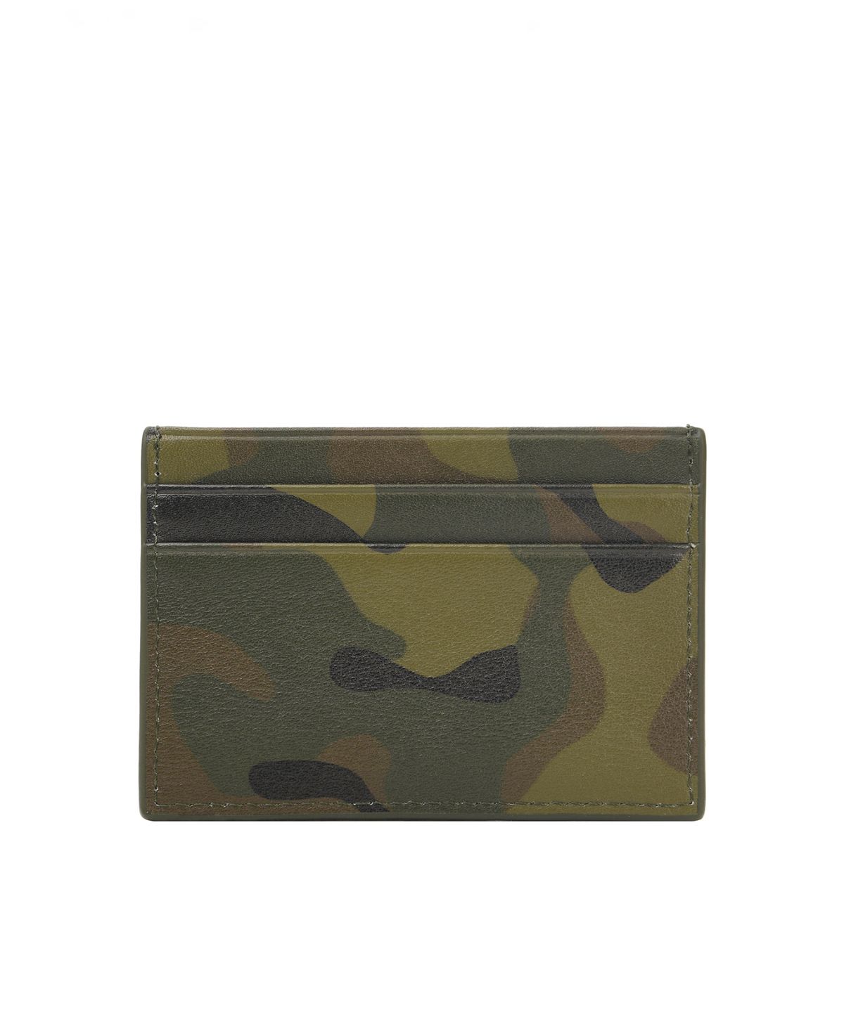 닉앤니콜(NICK&NICOLE) METAL LEATHER SOFT CARD WALLET_CAMO