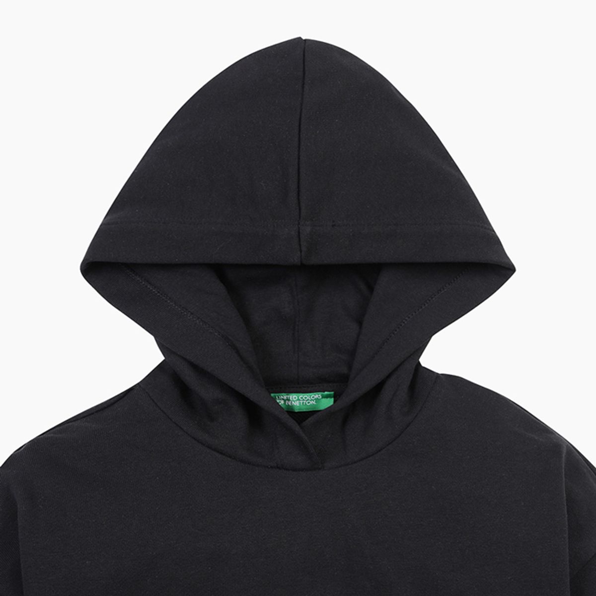 베네통키즈(BENETTONKIDS) 그래픽 후디 맨투맨_3NBMC2053BK