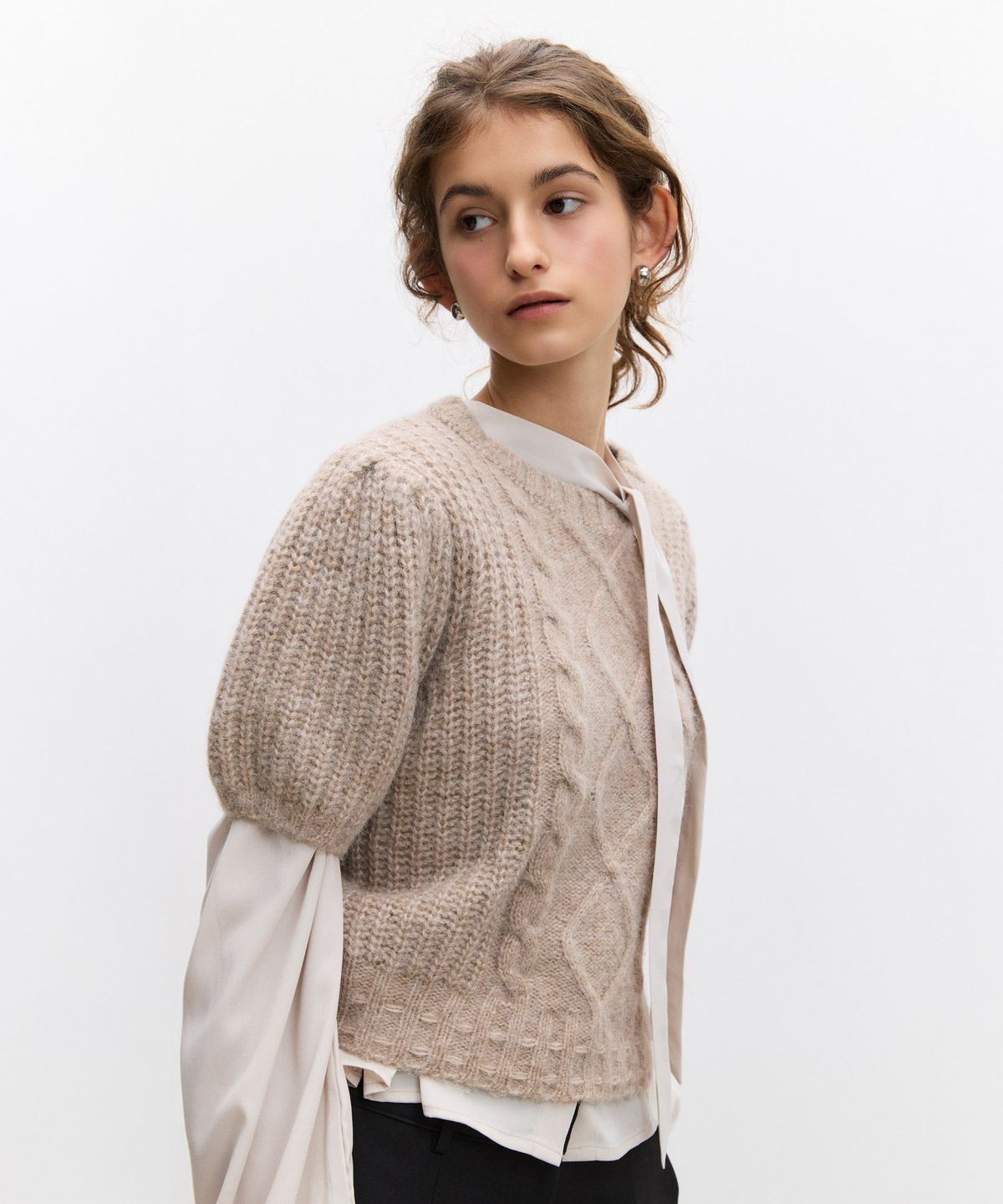 리리수(LILISU) Sofy Knit Top / Brown