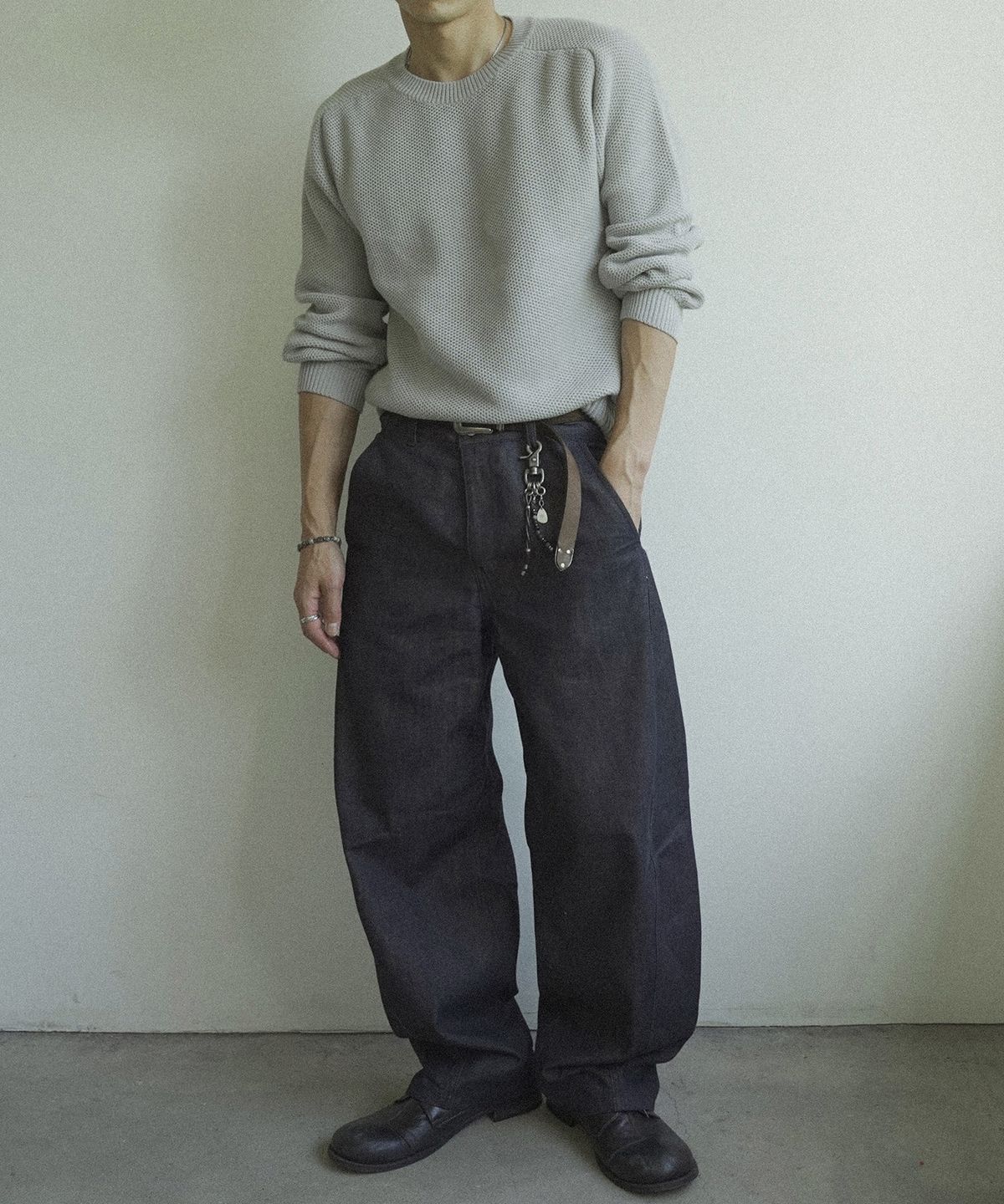 시도(SIIIIDO) HAYES PORES SIDE CT LINE KNIT #4