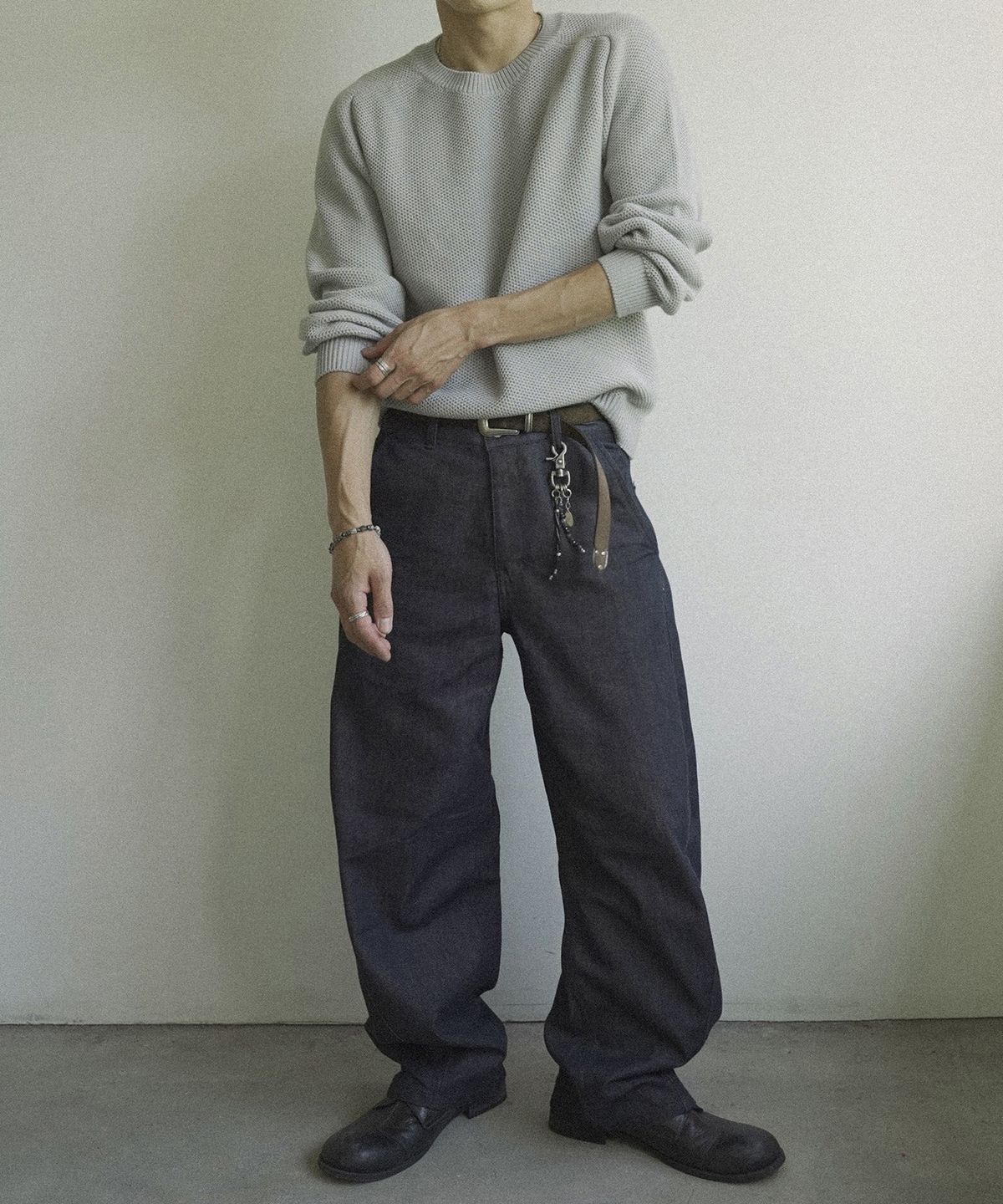 시도(SIIIIDO) HAYES PORES SIDE CT LINE KNIT #4