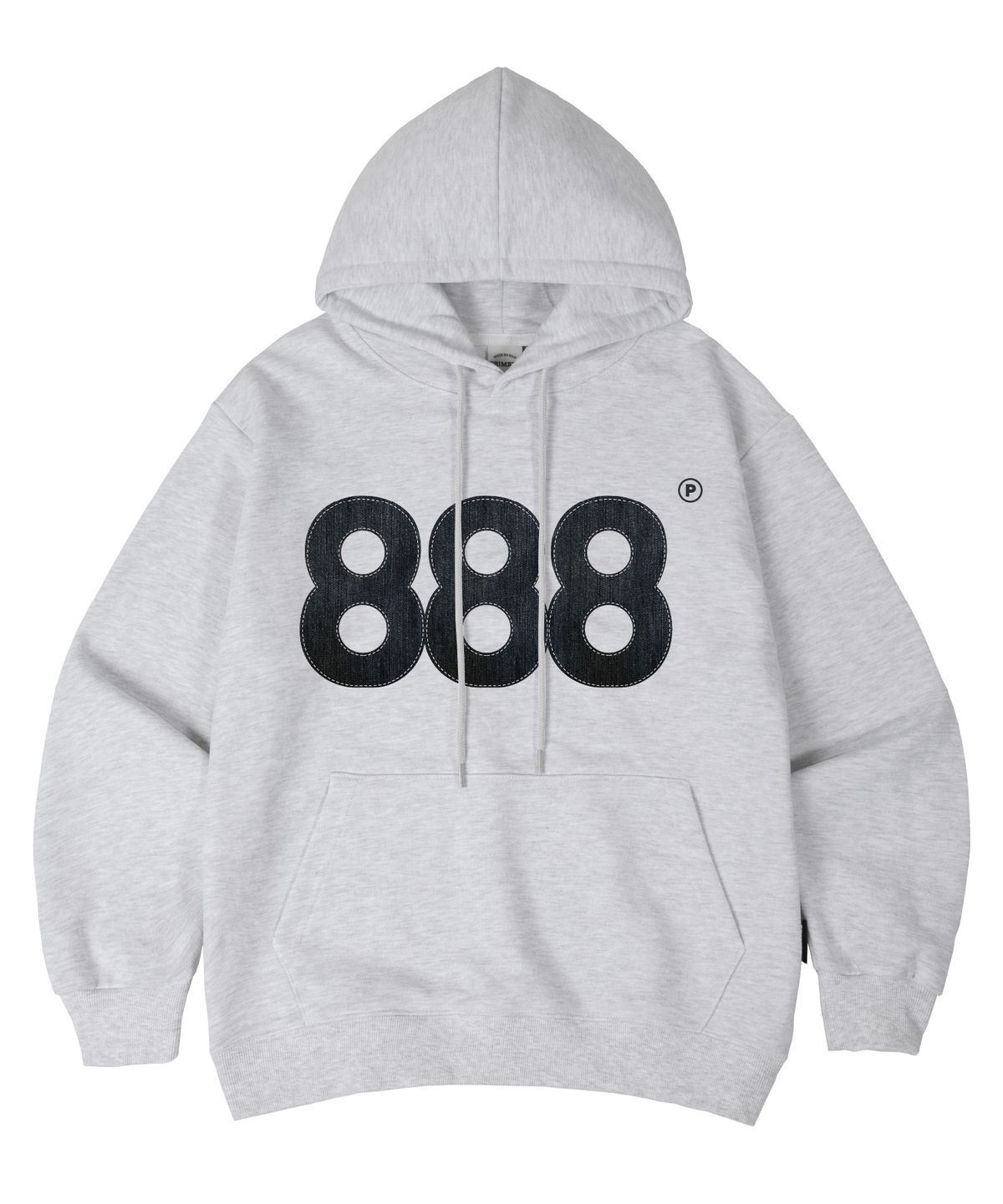 프라임에이트(PRIMATE) [기모/NO기모] STICH DENIM NUMBER.888 오버핏 후드 티셔츠 7 COLORS
